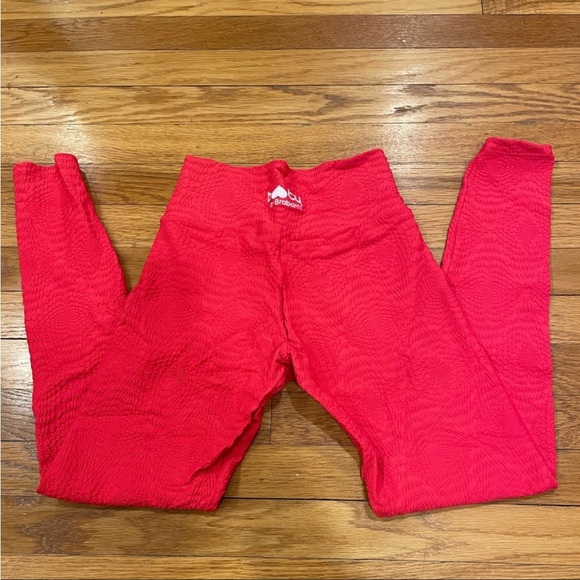 BOOTY BY BRABANTS Red Mermaid Leggings ONE SIZE - Picture 7 of 7